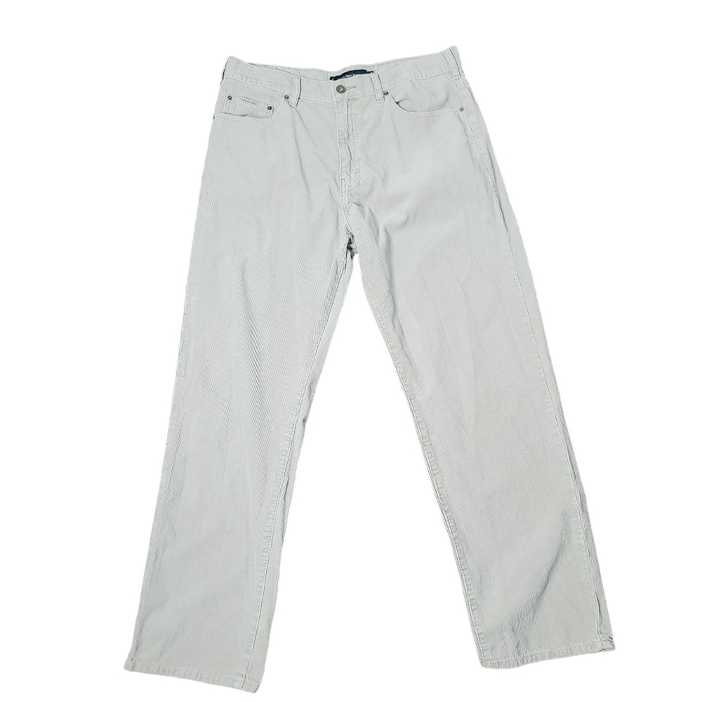 Calvin Klein Jeans Beige Relaxed Straight Corduroy Pants